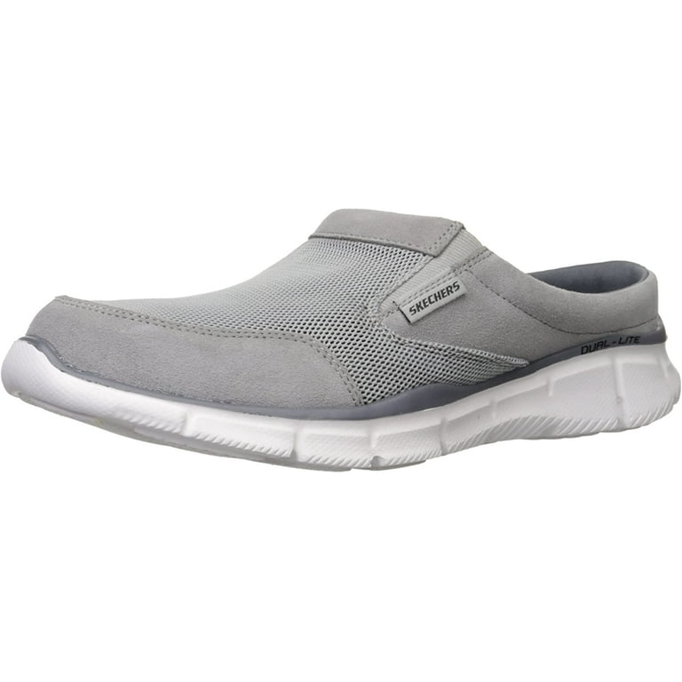 Skechers Men's Equalizer Coast to Coast Comfort Sneaker Clog, Gray