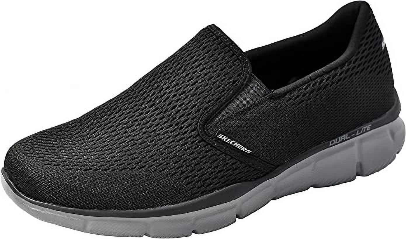 Skechers Men's Equalizer Double Play Slip-On Loafer, Charcoal