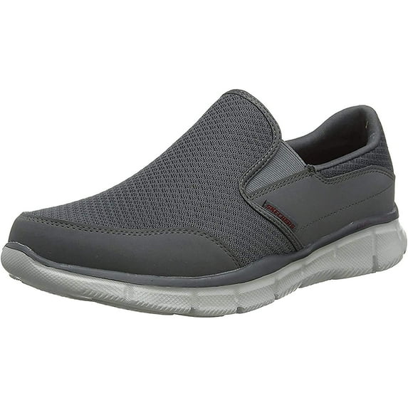 Skechers Men's Equalizer Persistent Slip-On Sneaker, Charcoal, 12 M US