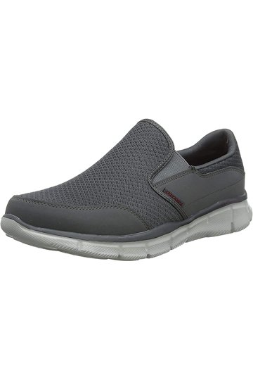 NEW MEN GRAY FLAT SLIP ON SHOES SIZE 10 Mens Slip On Shoes in Mens Slip On Shoes | Gray - Walmart.com main image 3