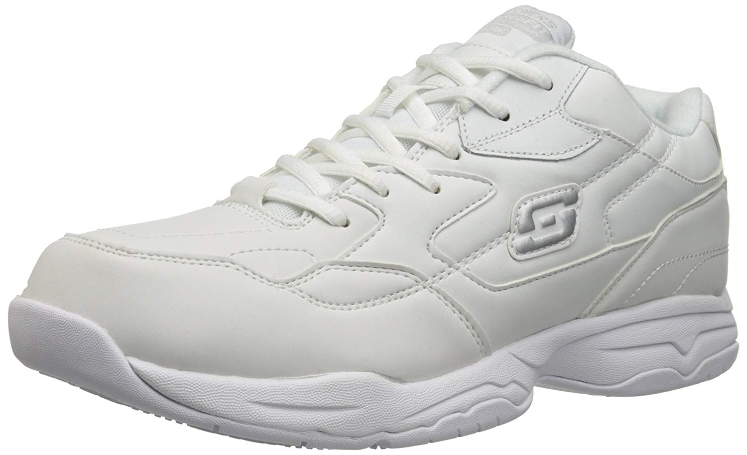 Skechers Men’s Felton Slip Resistant, RelaxedFit Work Shoe