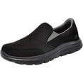 thumbnail image 1 of Skechers Men's Flex Advantage Mcallen Slip On, Black/Charcoal, 12 Wide, 1 of 2