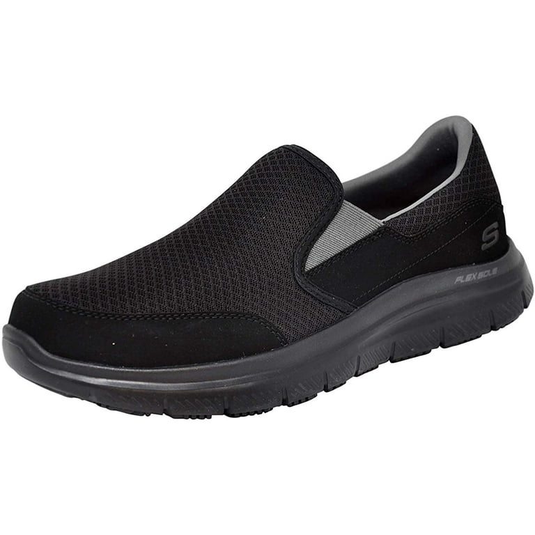 Skechers Men s Flex Advantage Mcallen Slip On Black Charcoal 9 W
