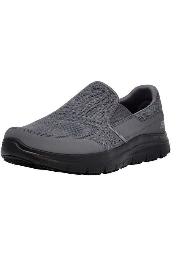 Men's Flex Advantage Mcallen Slip On, Charcoal/Black, 11.5 M US