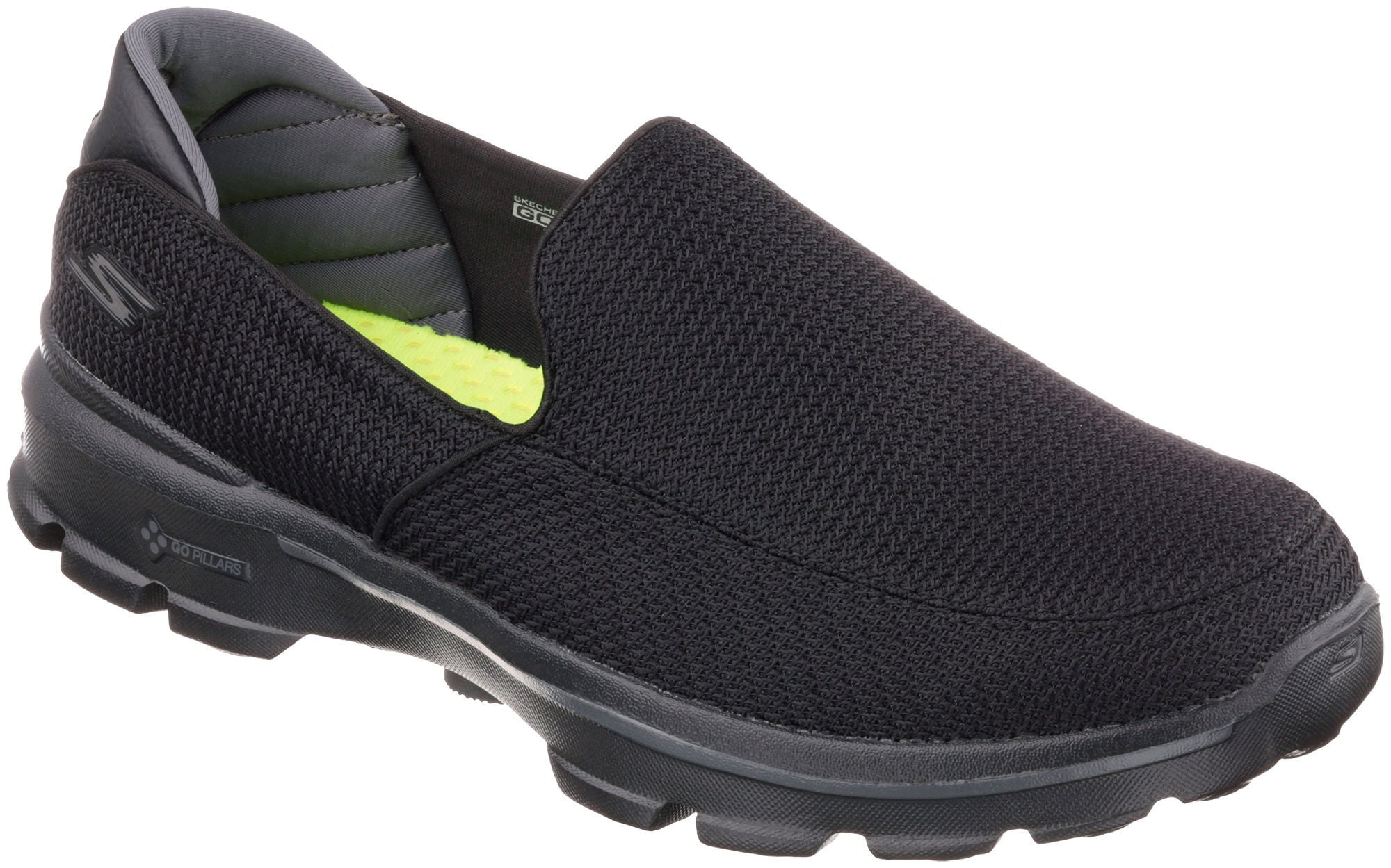 Skechers Performance Men's Go Slip-On Walking Shoe, Black/Grey, 12 M US - Walmart.com
