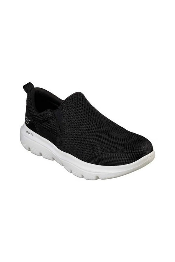 Men's GO Walk Evolution Ultra-Impeccable Sneaker, Black/White, 10.5 X-Wide