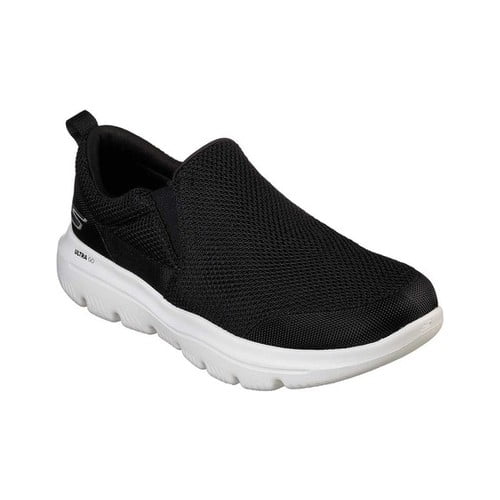 Skechers Men GoWalk Evolution Ultra Black White‎ Slip On Shoes 54738EWW Sz 10.5 Skechers Men main image 2