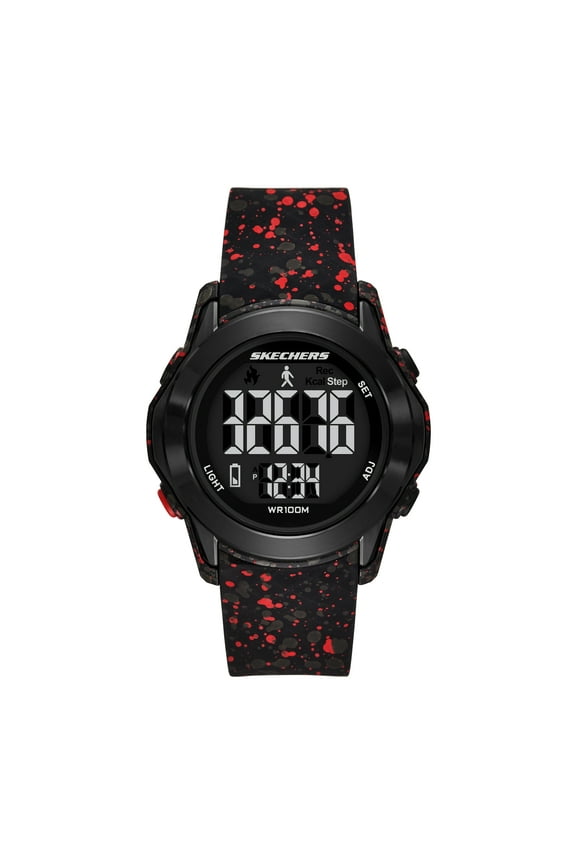 Men's Galloway Digital, Black Polycarbonate Watch