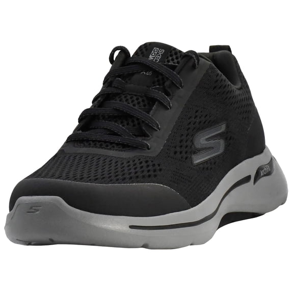 Skechers Walking Shoes for Men Go Walk Arch Fit - Idyllic Casual Sneakers Breathable Mesh Cushioning Lightweight Traction Outsole