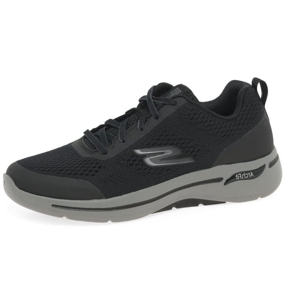 Skechers Walking Shoes for Men Go Walk Arch Fit - Idyllic Casual Sneakers Breathable Mesh Cushioning Lightweight Traction Outsole