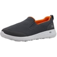 thumbnail image 1 of Skechers Men's Go Walk Max-Clinched Shoe, Charcoal/Orange, 10.5 M US, 1 of 5