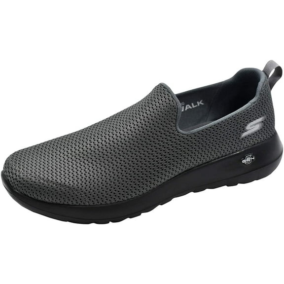 Skechers Men's Go Walk Max Slip-on Sneaker, Charcoal/Black, 11.5 M US