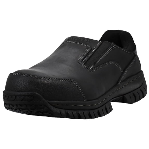 Skechers Men's Hartan Steel Toe Slip On Shoe