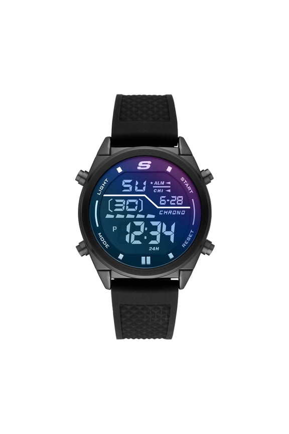 Men's Kentwood Digital, Black Alloy Watch