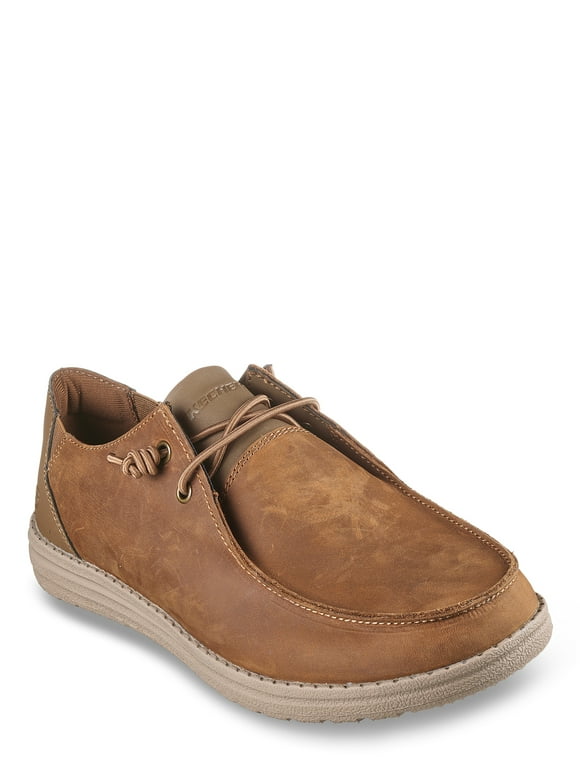 Skechers Men's Melson Ramilo Relaxed Fit Leather Moc Toe
