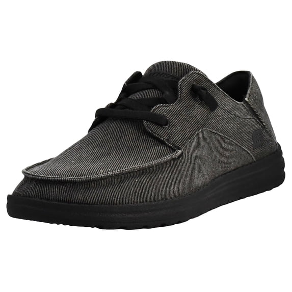 Skechers Melson Volgo Canvas Mens Slip on Shoes, Lace-Up Casual Shoes