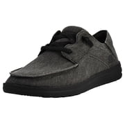 Skechers Melson Volgo Canvas Mens Slip on Shoes, Lace-Up Casual Shoes