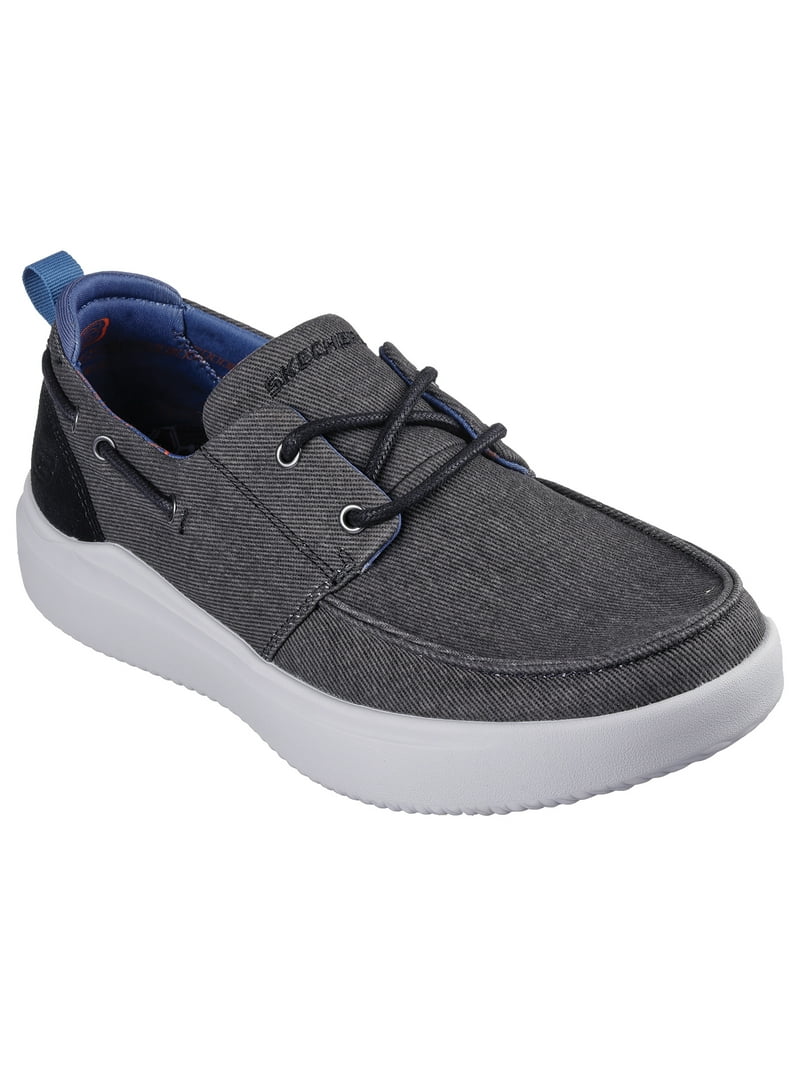 Skechers Men's Relaxed Fit Higgins Edson Canvas Boat Shoe