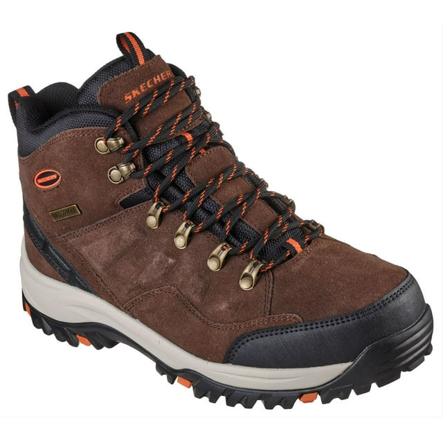 Skechers Men's Relaxed Fit Relment Pelmo Lace Up Waterproof Hiking Boot ...