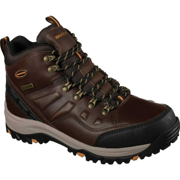 Skechers Men's Relaxed Fit Relment Traven Lace Up Waterproof Boot