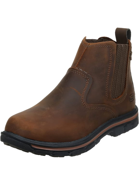 Men's Relaxed Fit Segment-Dorton Dark Brown Boot 10.5 W US