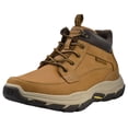 thumbnail image 1 of Skechers Respected Boswell Slip on Ankle Boots for Men Water Repellent Leather Comfort Insole Support, 1 of 7