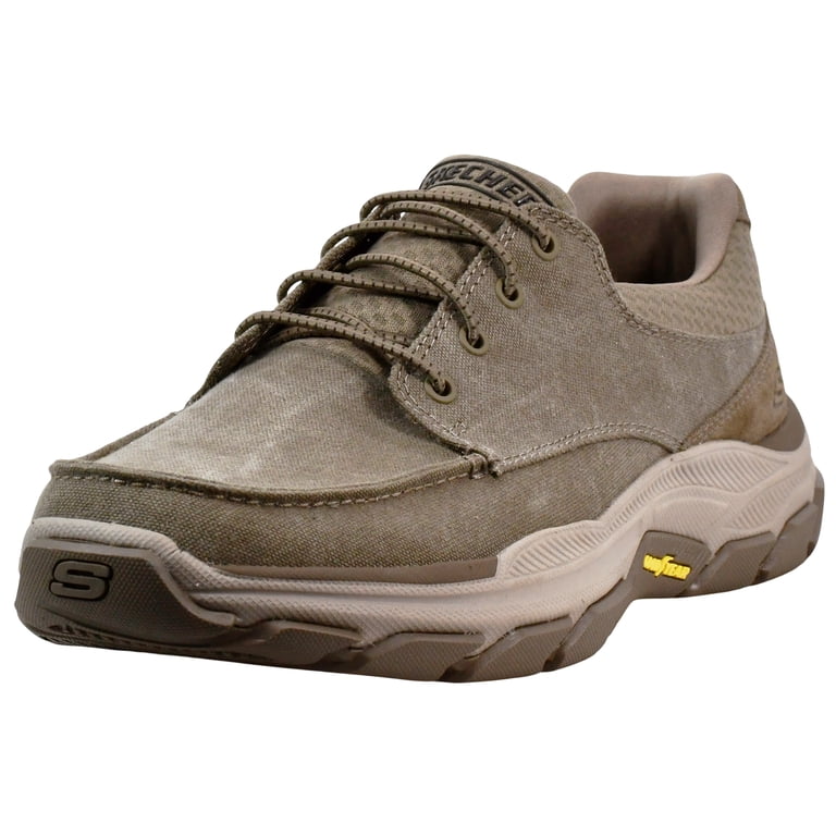 Skechers men\'s gray canvas Oxfords with brown trim. Size 10 Skechers | Shoes | Skechers Mens Gray Canvas Oxfords With  main image 3