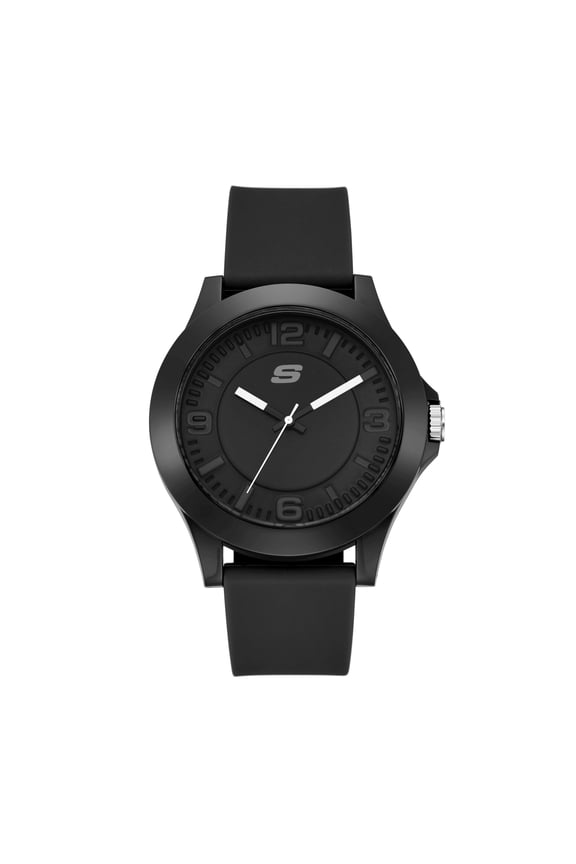 Men's Rosencrans Analog Black Silicone Watch
