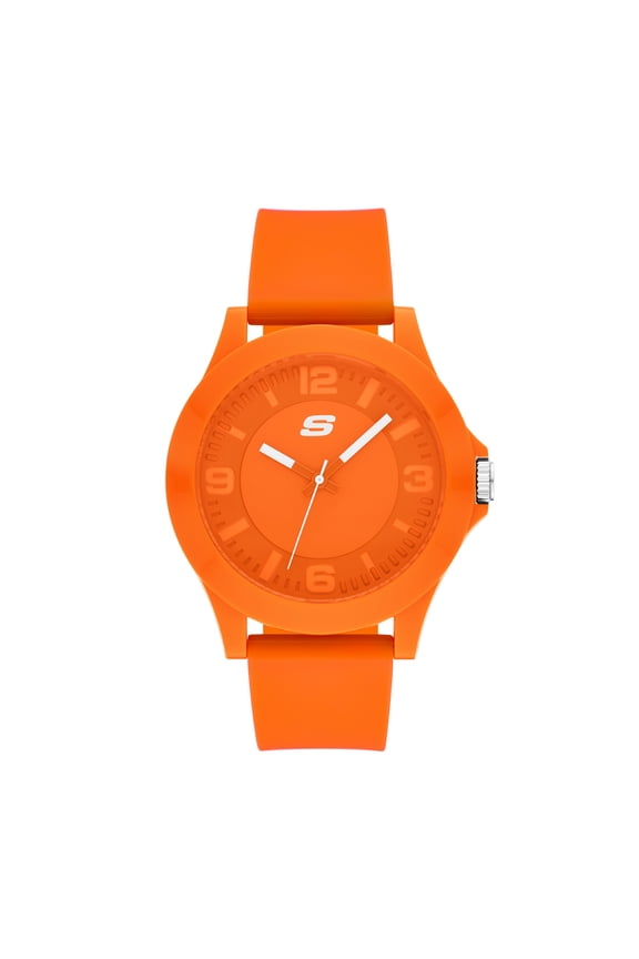 Men's Rosencrans Analog Orange Silicone Watch