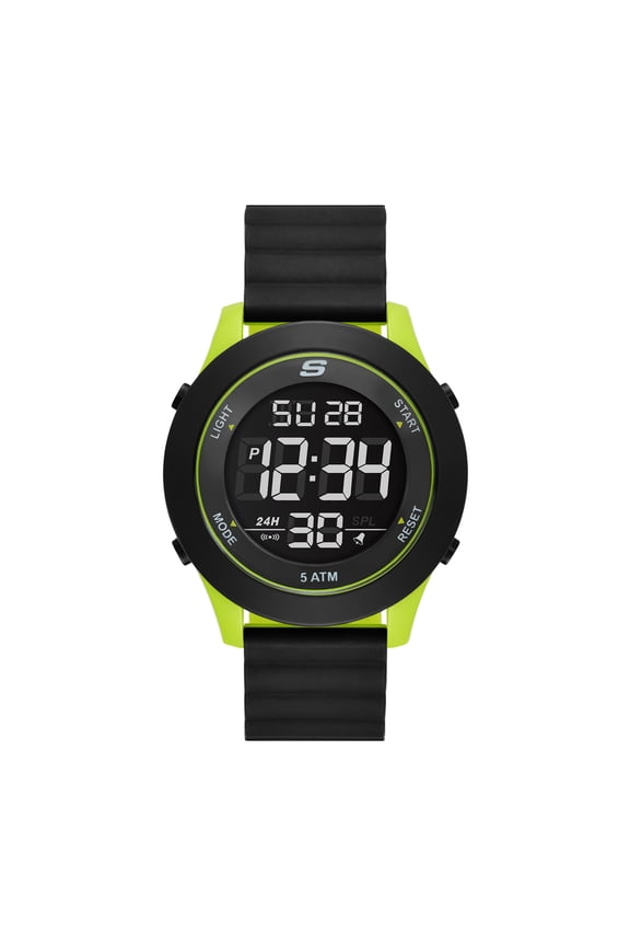 Men's Rosencrans Digital, Green Polycarbonate Watch