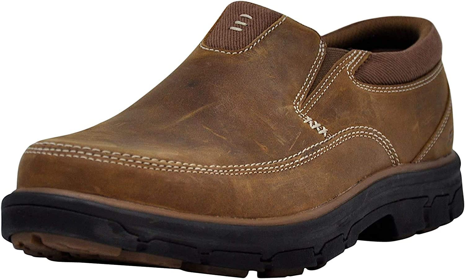 Skechers Men's Segment The Search Slip On Loafer, Desert Brown, 8.5 Wide US