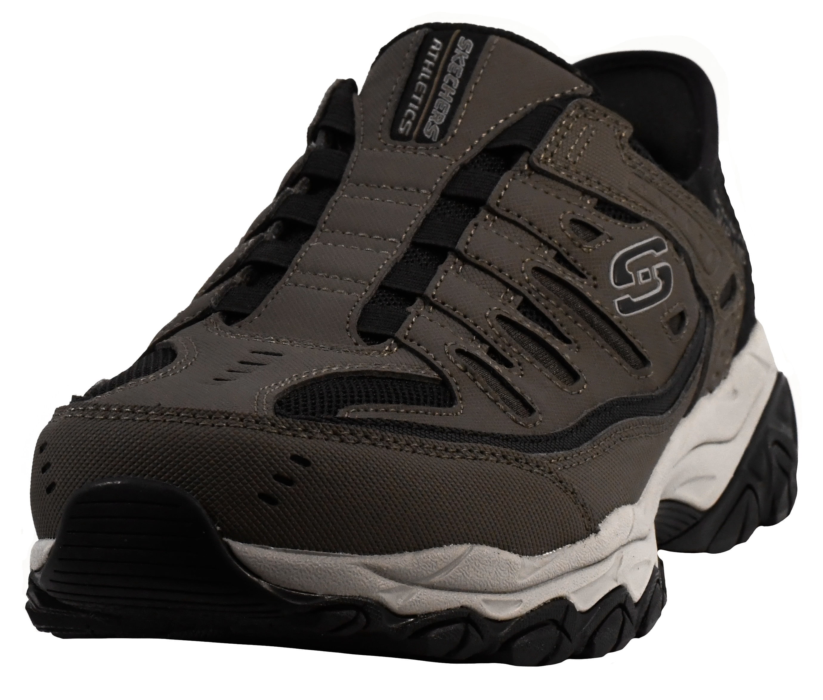 Skechers Men's Slip-In Sneakers, After Burn Memory Fit, Ridgeburn