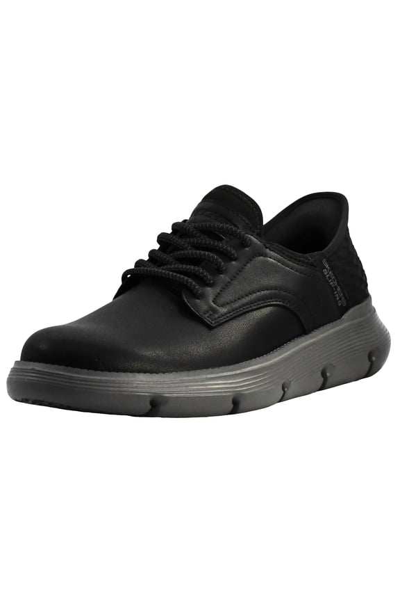 Garza Gervin Mens Slip on Hands Free Shoes Leather Upper Air Cooled Memory Foam Support