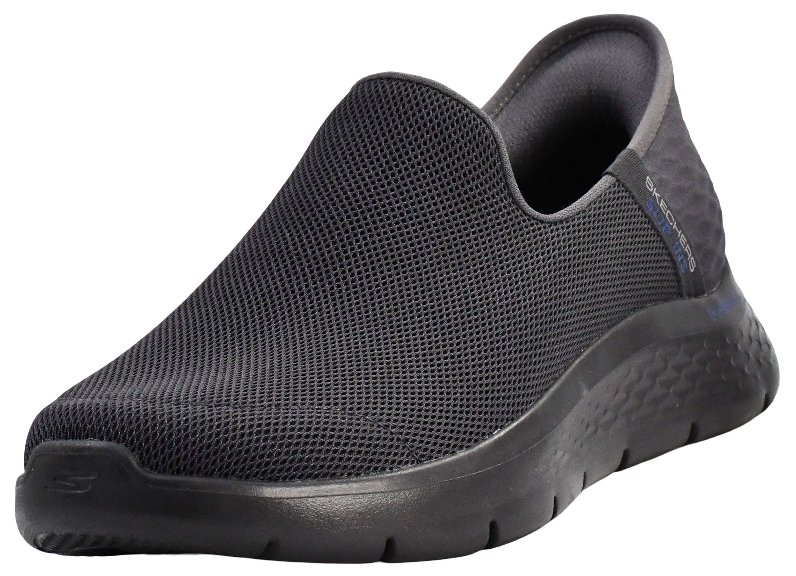 Monochrome モノクロームミノー60HS FLAT Skechers Mens Slip on Sneakers Go Walk Flex - No Hands Slip Ins