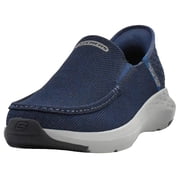 Skechers Slip on Shoes for Men Hands Free Slip-Ins Relaxed Fit Parson Casual Shoes Pull on Design Cushioned Memory Foam Insole Round Toe Mid Heel
