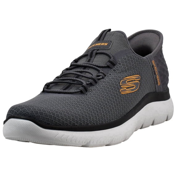 Skechers Mens Slip on Sneakers Hands Free Slip-Ins Summits - High Range Walking Shoes Memory Foam Comfort