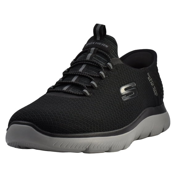 Skechers Mens Slip on Sneakers Hands Free Slip-Ins Summits - High Range Walking Shoes Memory Foam Comfort