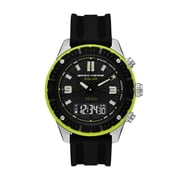 Skechers Mens SolarPro Analog-Digital Black Silicone Watch
