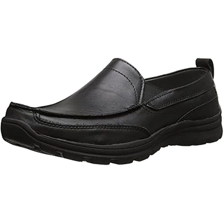 Skechers Go Walk 3 Goga Mat Men’s Black Loafers 12 Skechers | Shoes | Skechers Goga Mat Black Leather Casual  main image 3