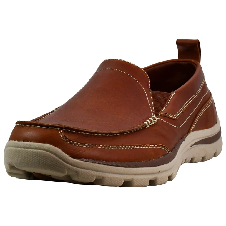 Skechers Superior-Gains Men Size 9.5 Brown Loafer  New In Box s-l400.jpg main image 2