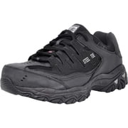Skechers Cankton Steel Toe Work Shoes for Men, Relaxed-Fit with a Lace-Up Front