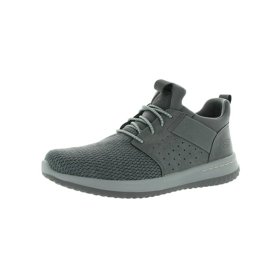 Skechers Mens Delson Camben Memory Foam Low Top Walking Shoes