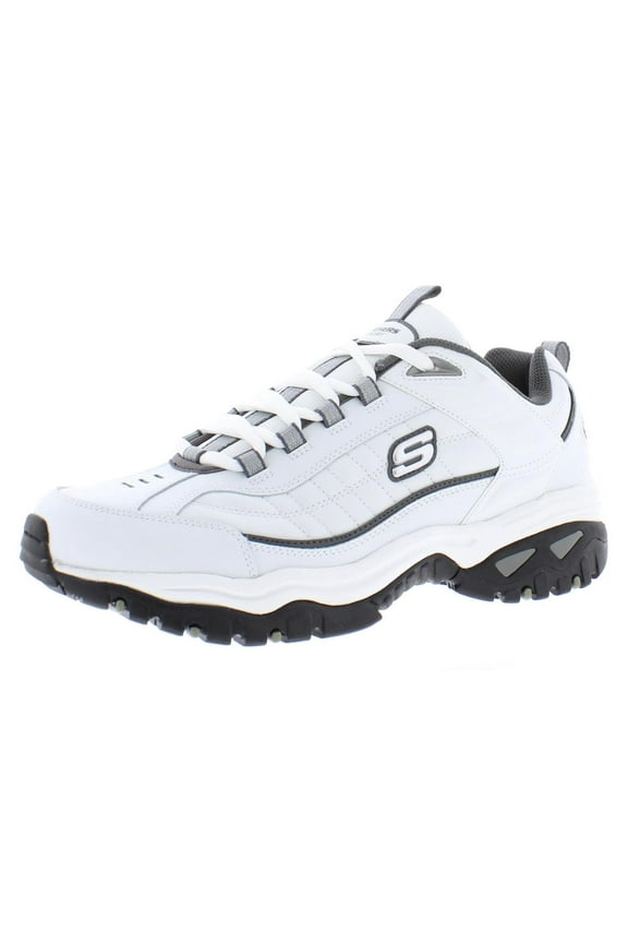 Mens Energy-After Burn Leather Activewear Sneakers