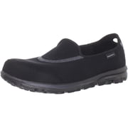 Skechers Performance Womens Go Walk Slip-On Walking Shoes, Black, 6 W US