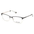 thumbnail image 1 of Skechers SE2156 001 Women's Shiny Black Metal Full Rim Eyeglasses, 1 of 5