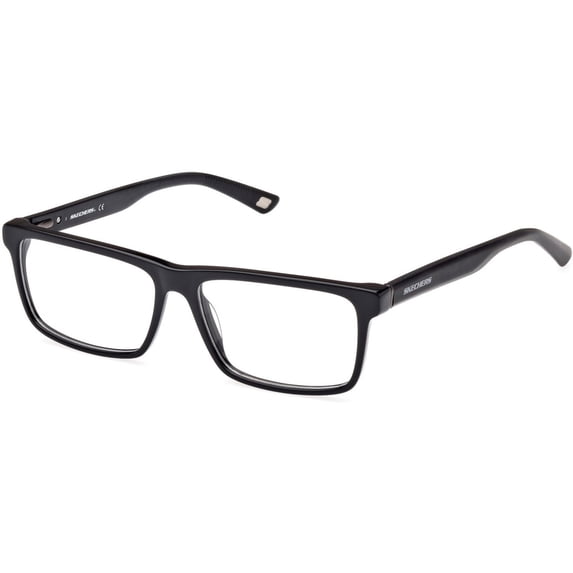 Skechers SE3343 001 Men's Shiny Black Full Rim Frame Eyeglasses