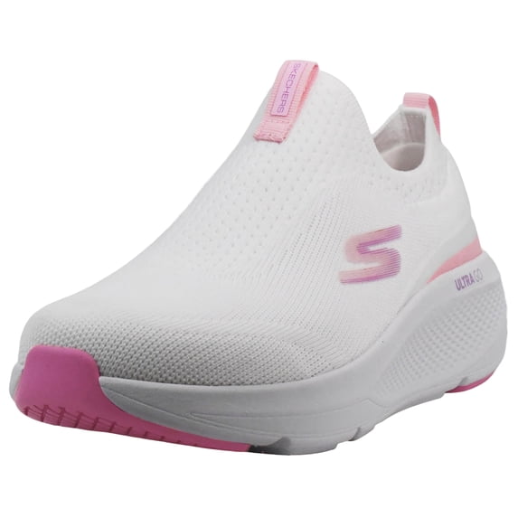 Skechers Slip on Casual Sneakers for Women Go Run Elevate Hot Streak Walking Shoes Lightweight Mesh Breathable Cushioning Flexible Rubber Outsole