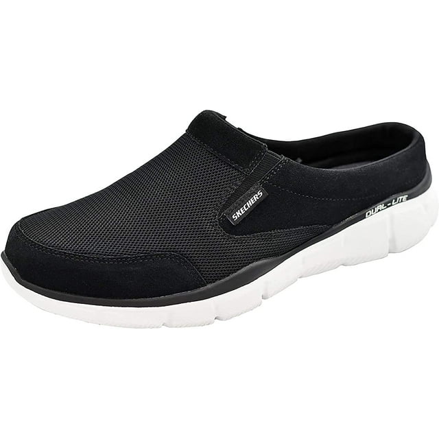 Skechers Sport Men's Equalizer Coast to Coast Mule, Black/White, 10.5 M US