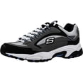 thumbnail image 1 of Skechers Sport Men's Stamina Nuovo Charcoal/Grey Cutback Lace Up Sneaker 9.5 M US, 1 of 5