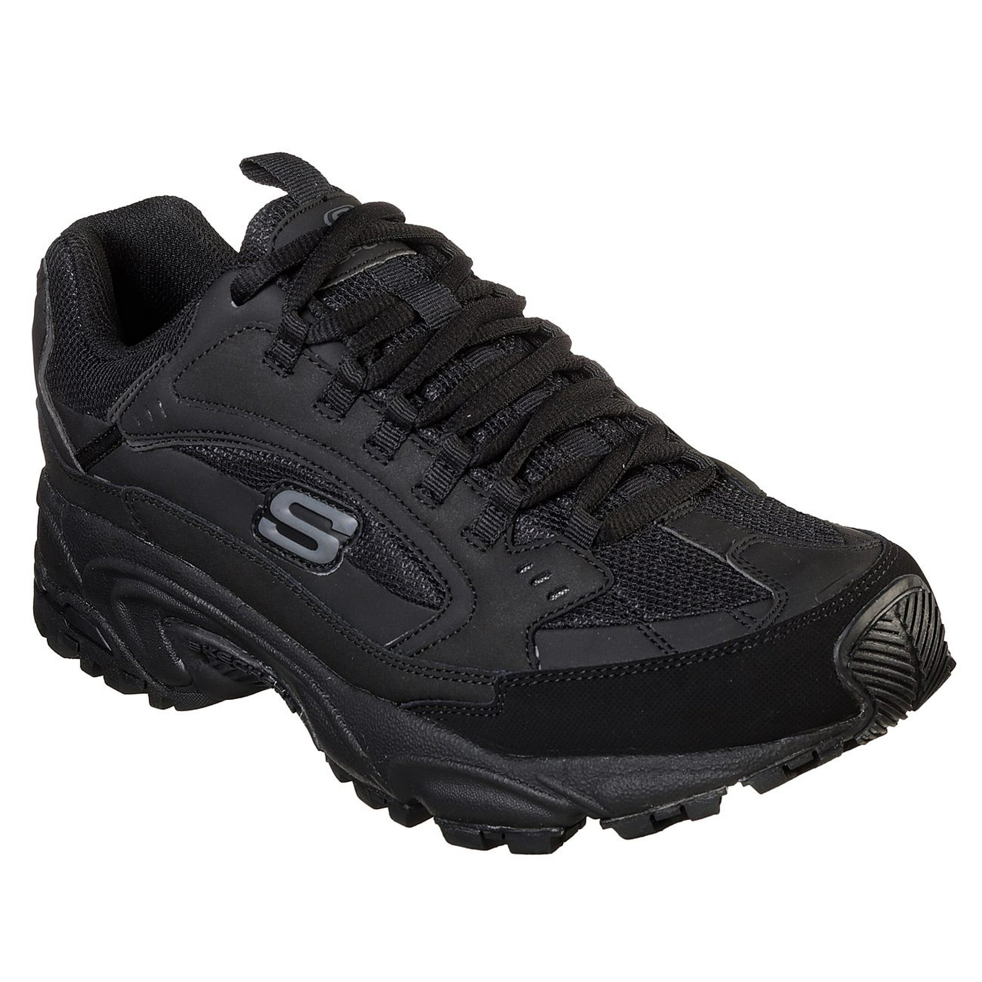 Skechers Sport Men's Stamina Nuovo Cutback Sneaker, Black/Black, 9.5 M US - Walmart.com